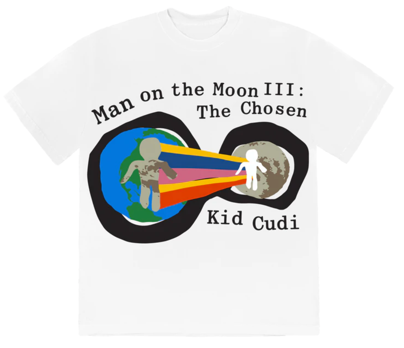KID CUDI CPFM FOR MOTM III HEAVEN ON EARTH T-SHIRT WHITE