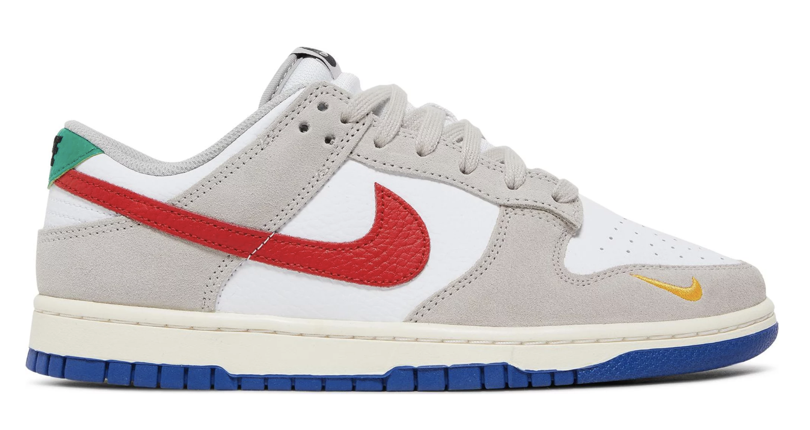 NIKE DUNK LOW LIGHT IRON ORE RED BLUE